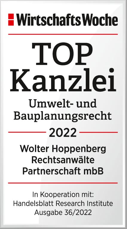 WiWo_TOPKanzlei_UmweltBauplanungsrecht_2022_Wolter_Hoppenberg_Rechtsanwaelte_Partnerschaft_mbB-web