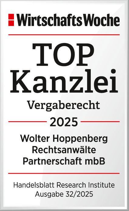 WiWo_TOPKanzlei_Vergaberecht_2025_Wolter_Hoppenberg_Rechtsanwaelte_Partnerschaft_mbB